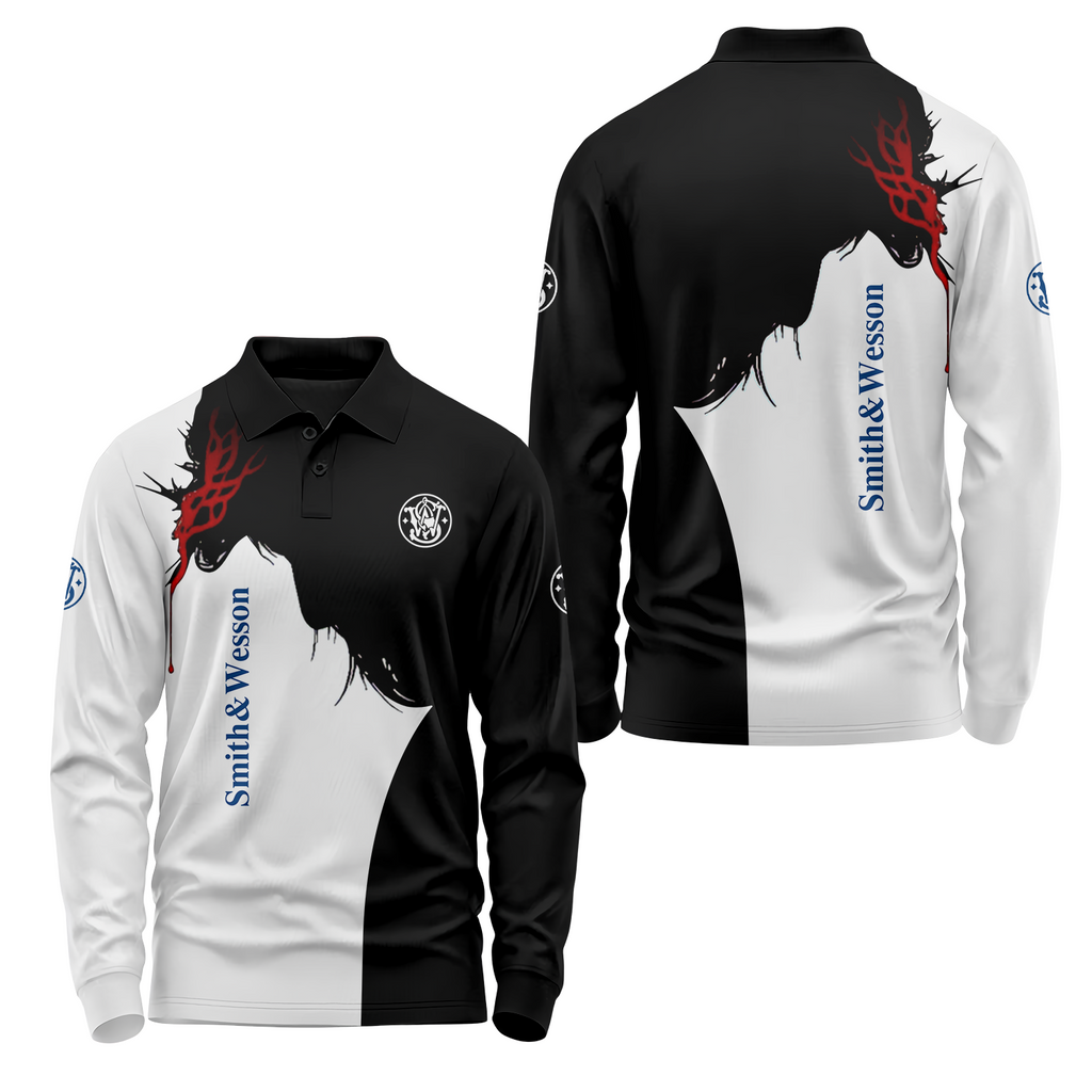 Smith & Wesson Long Sleeve Polo USPL2156