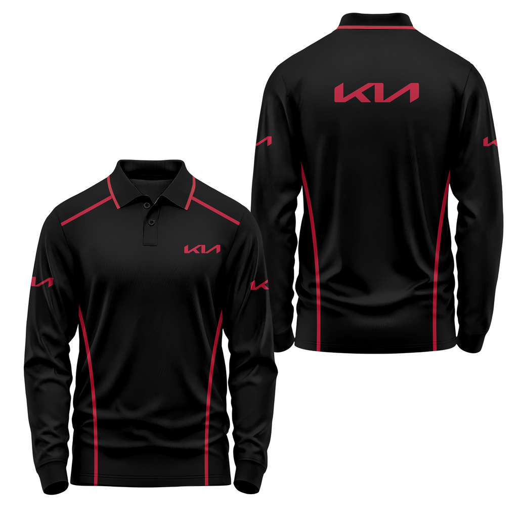 Kia Long Sleeve Polo USPL1280