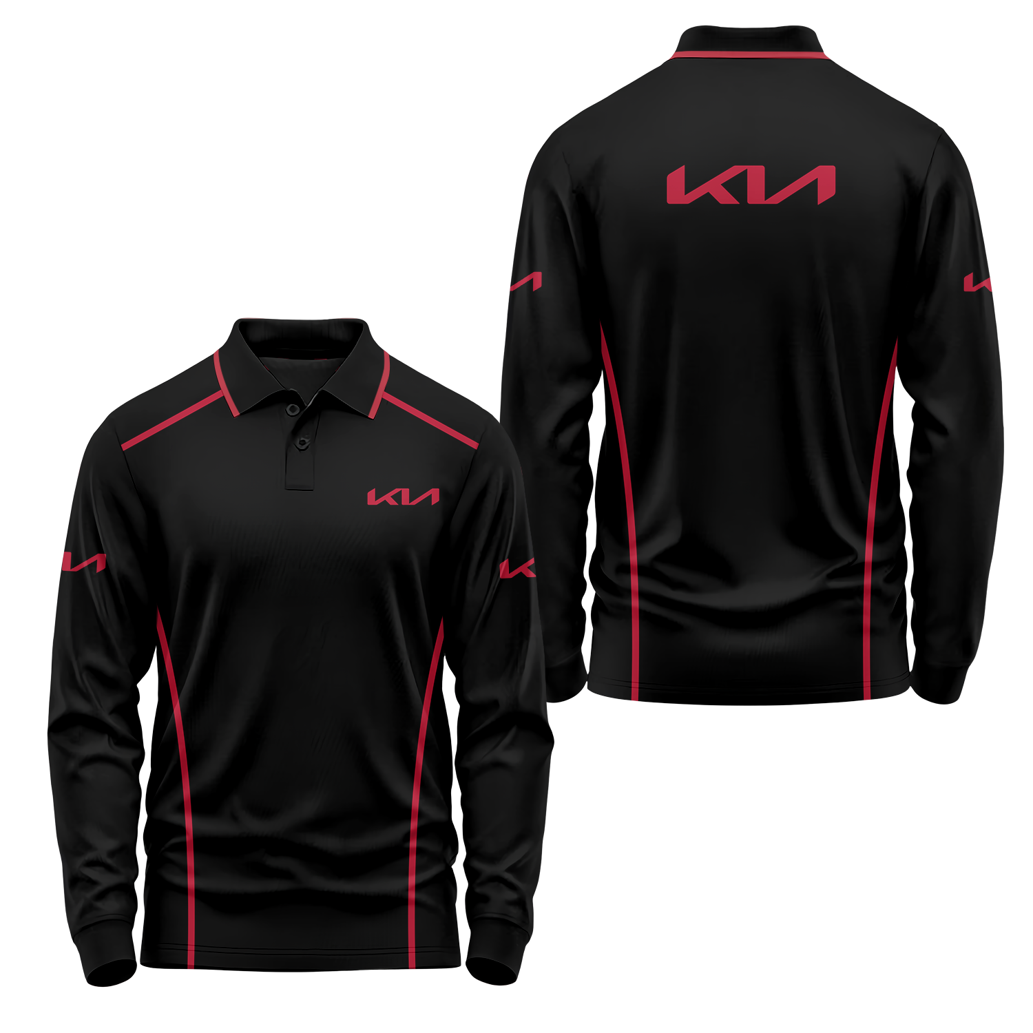 Kia Long Sleeve Polo USPL1280