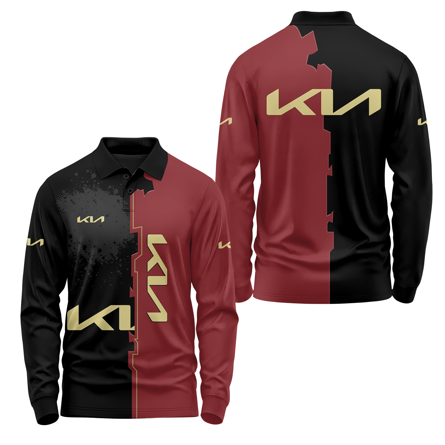 Kia Long Sleeve Polo USPL1231