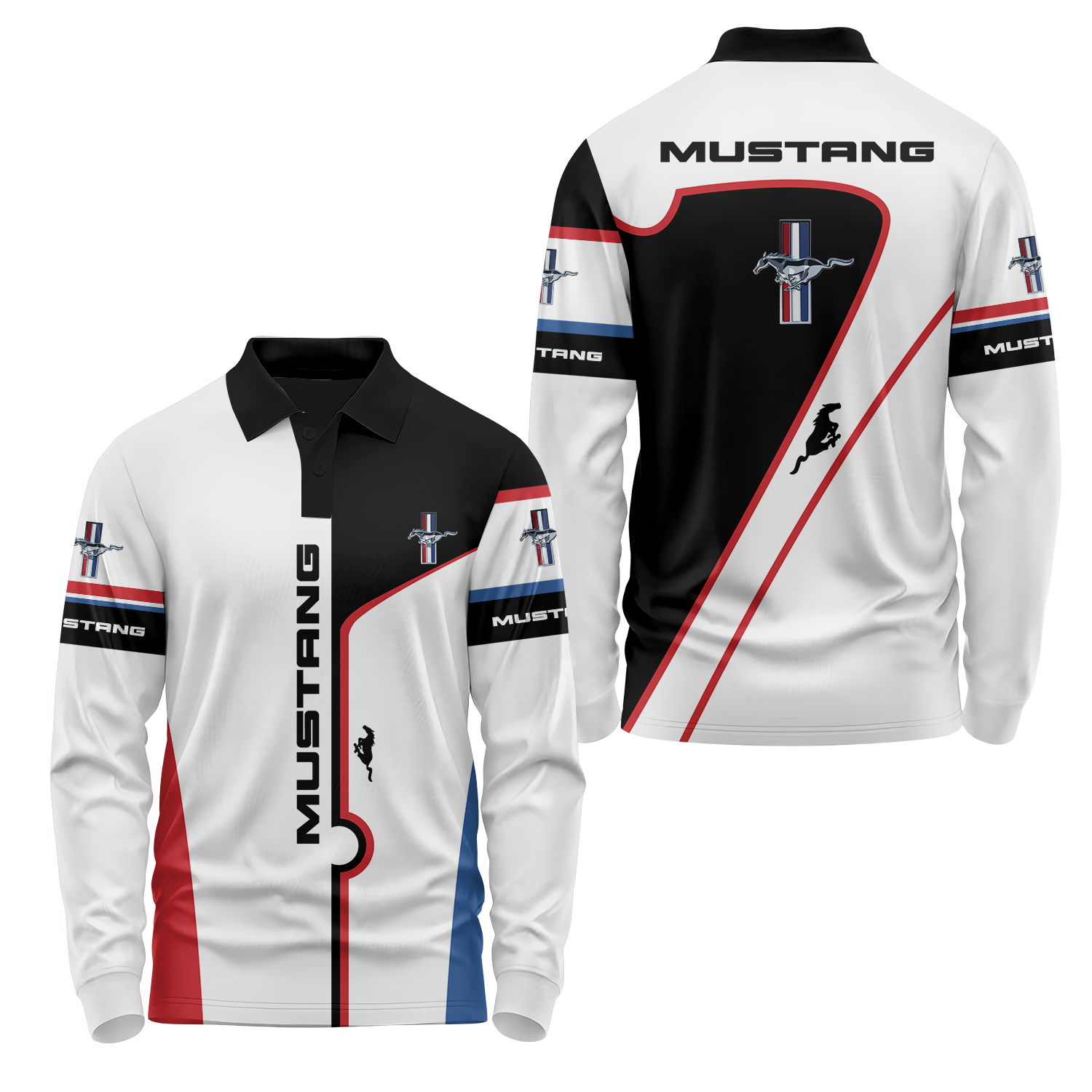 Ford Long Sleeve Polo USPL193