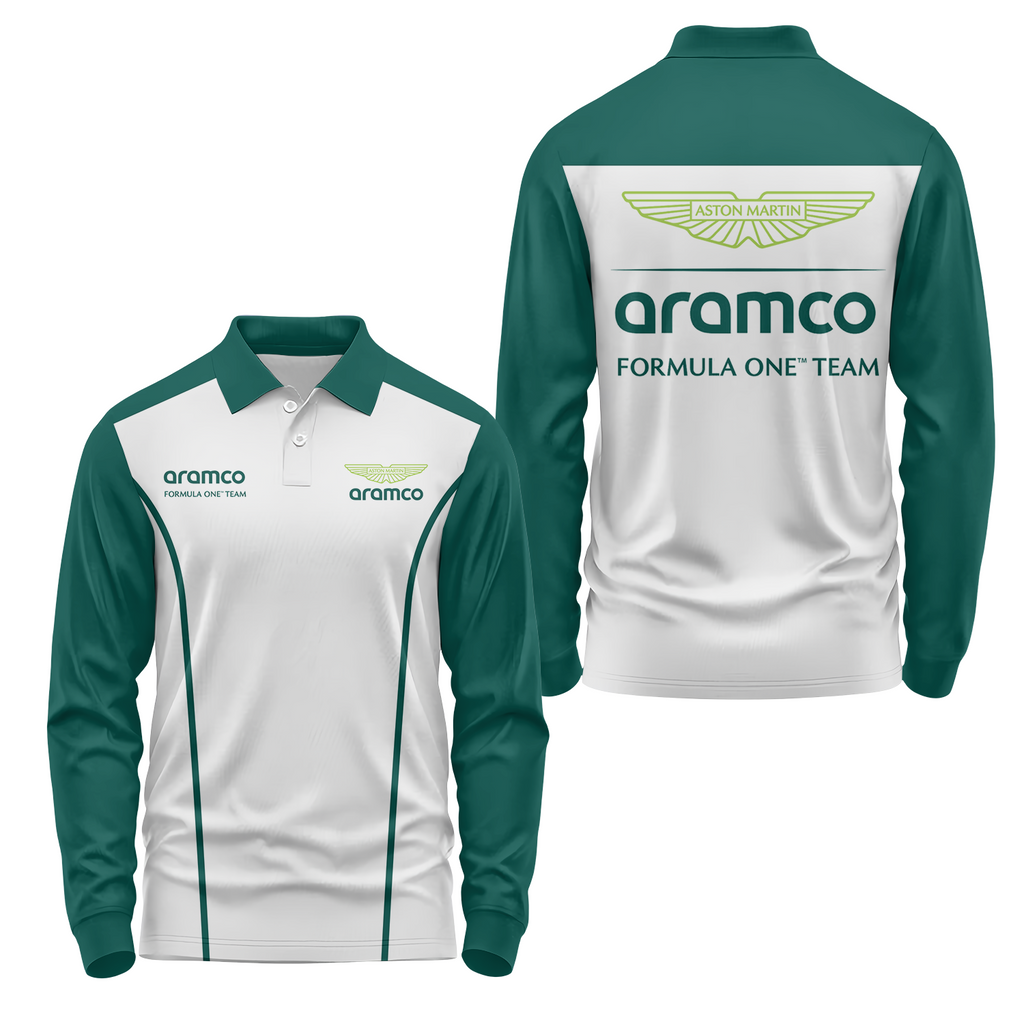 Aston Martin Long Sleeve Polo USPL307