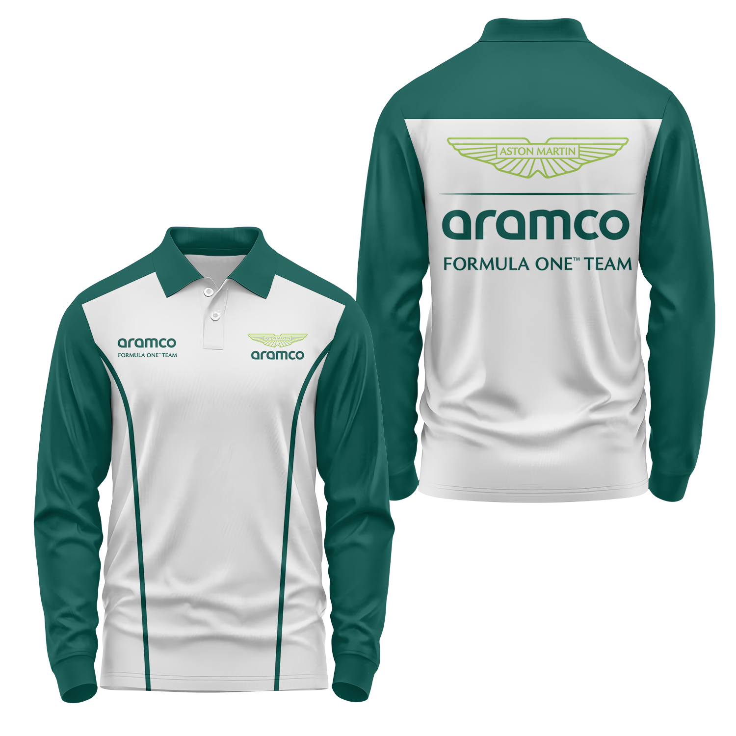 Aston Martin Long Sleeve Polo USPL307