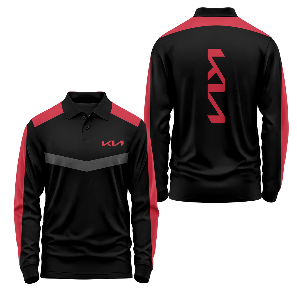Kia Long Sleeve Polo USPL1268