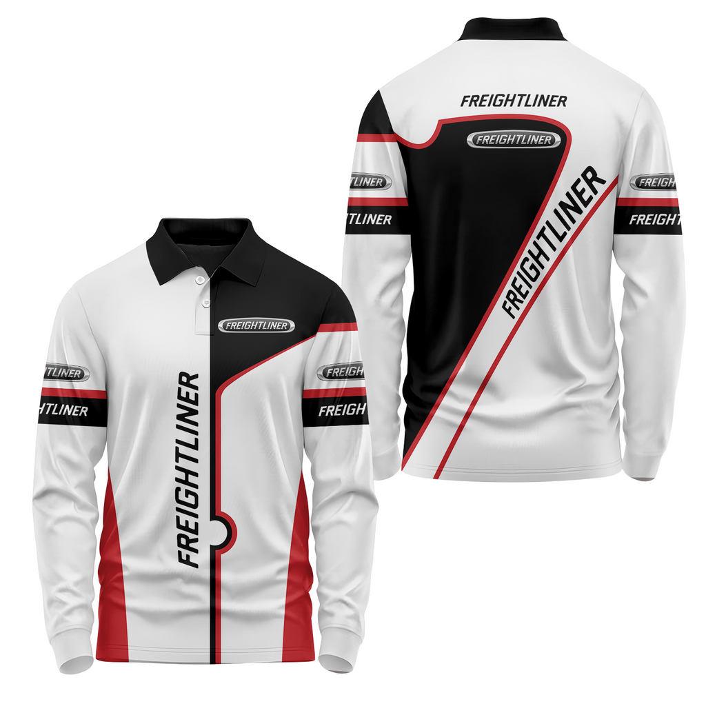 Freightliner Long Sleeve Polo USPL1692