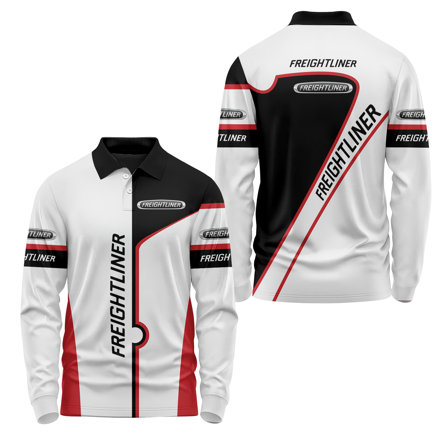 Freightliner Long Sleeve Polo USPL1692
