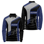 Hyundai Long Sleeve Polo USPL1208