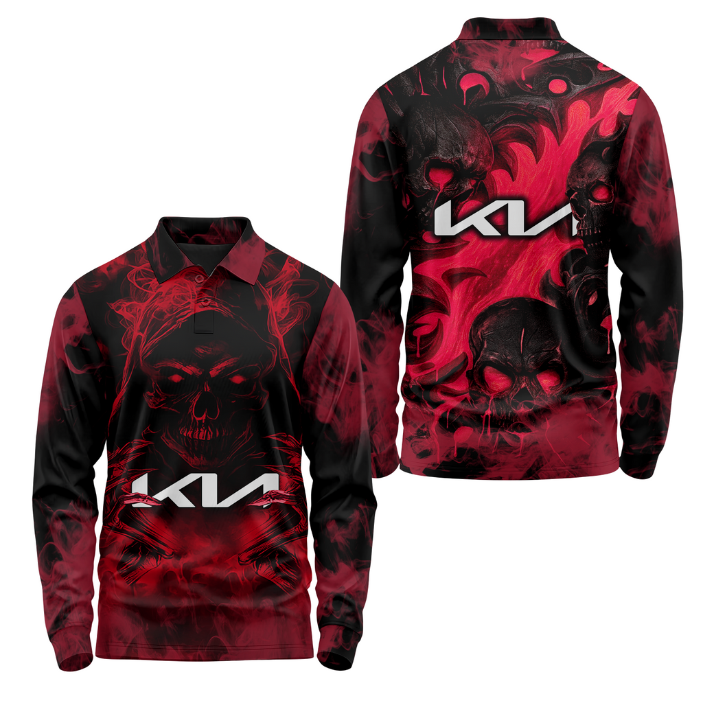Kia Long Sleeve Polo USPL1245