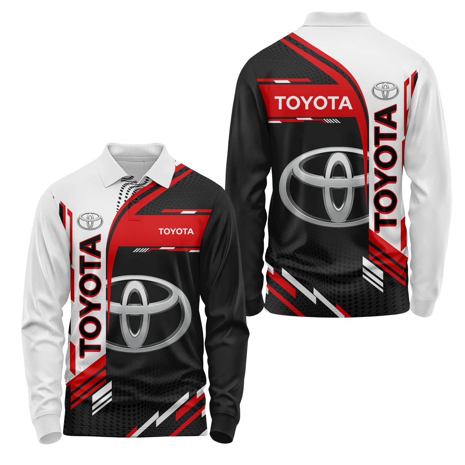 Toyota Long Sleeve Polo USPL849