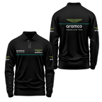 Aston Martin Long Sleeve Polo USPL309