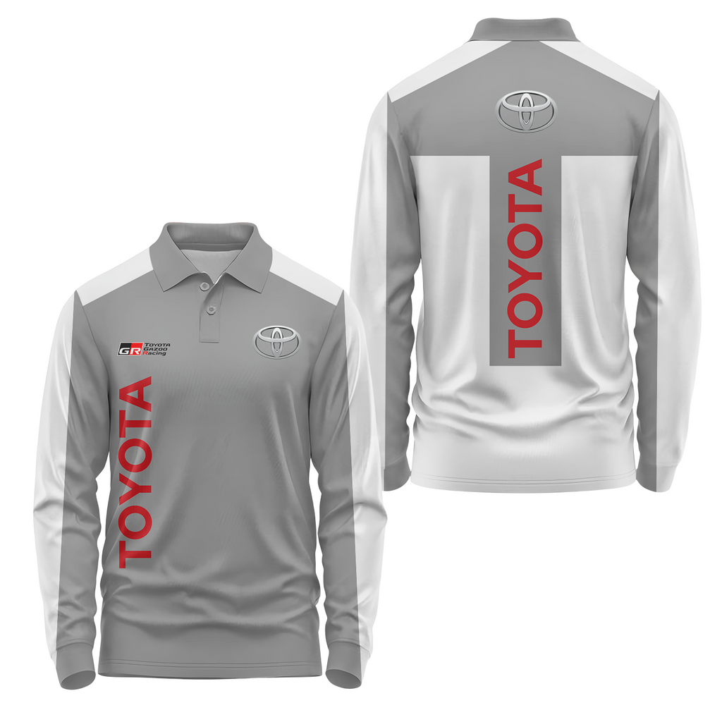 Toyota Long Sleeve Polo USPL856