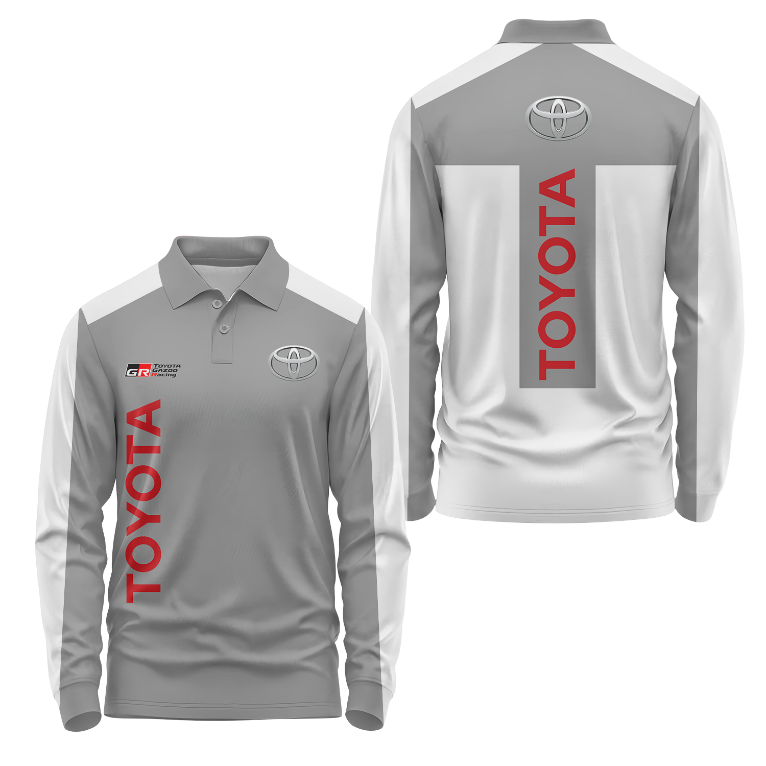 Toyota Long Sleeve Polo USPL856