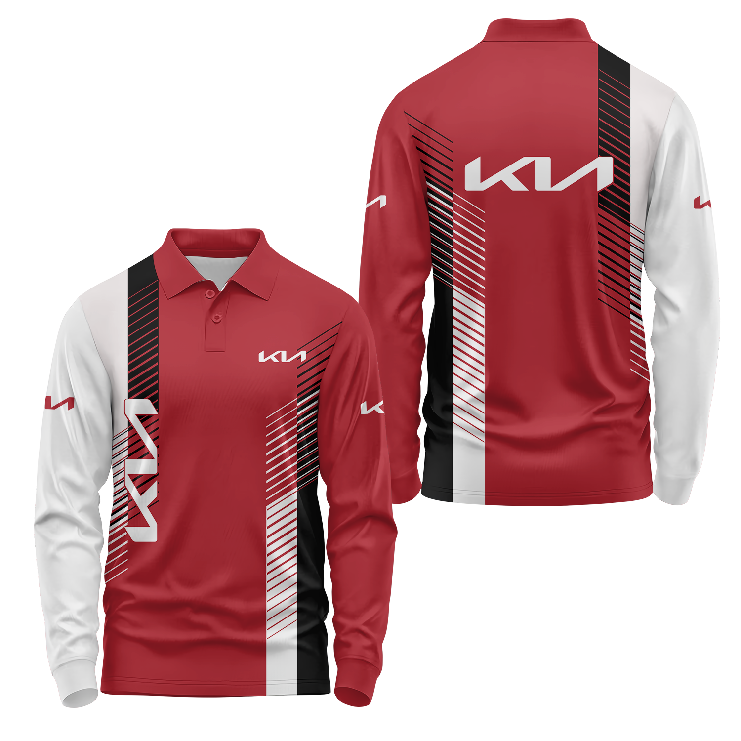 Kia Long Sleeve Polo USPL1234