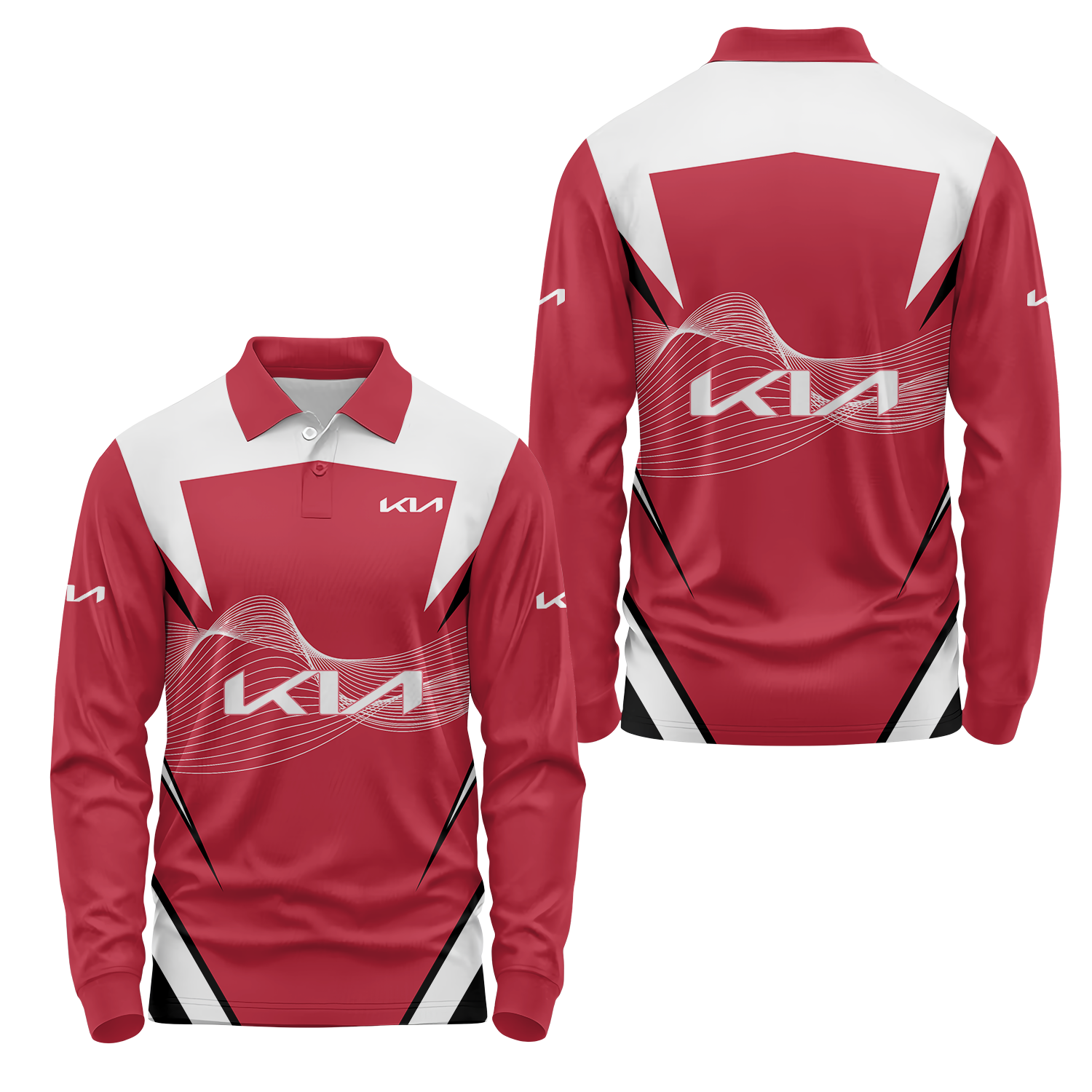 Kia Long Sleeve Polo USPL1222