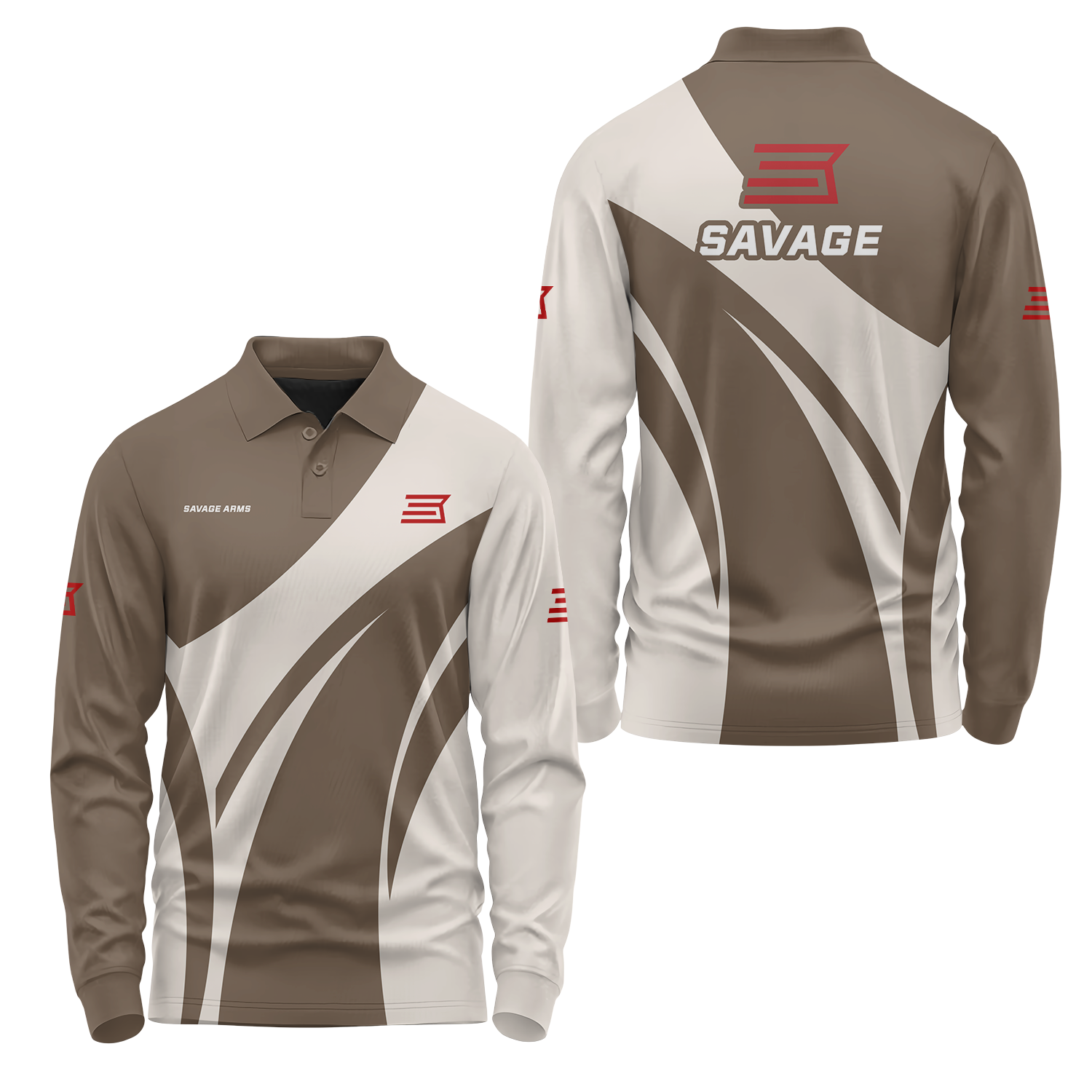 Savage Arms Long Sleeve Polo USPL2199