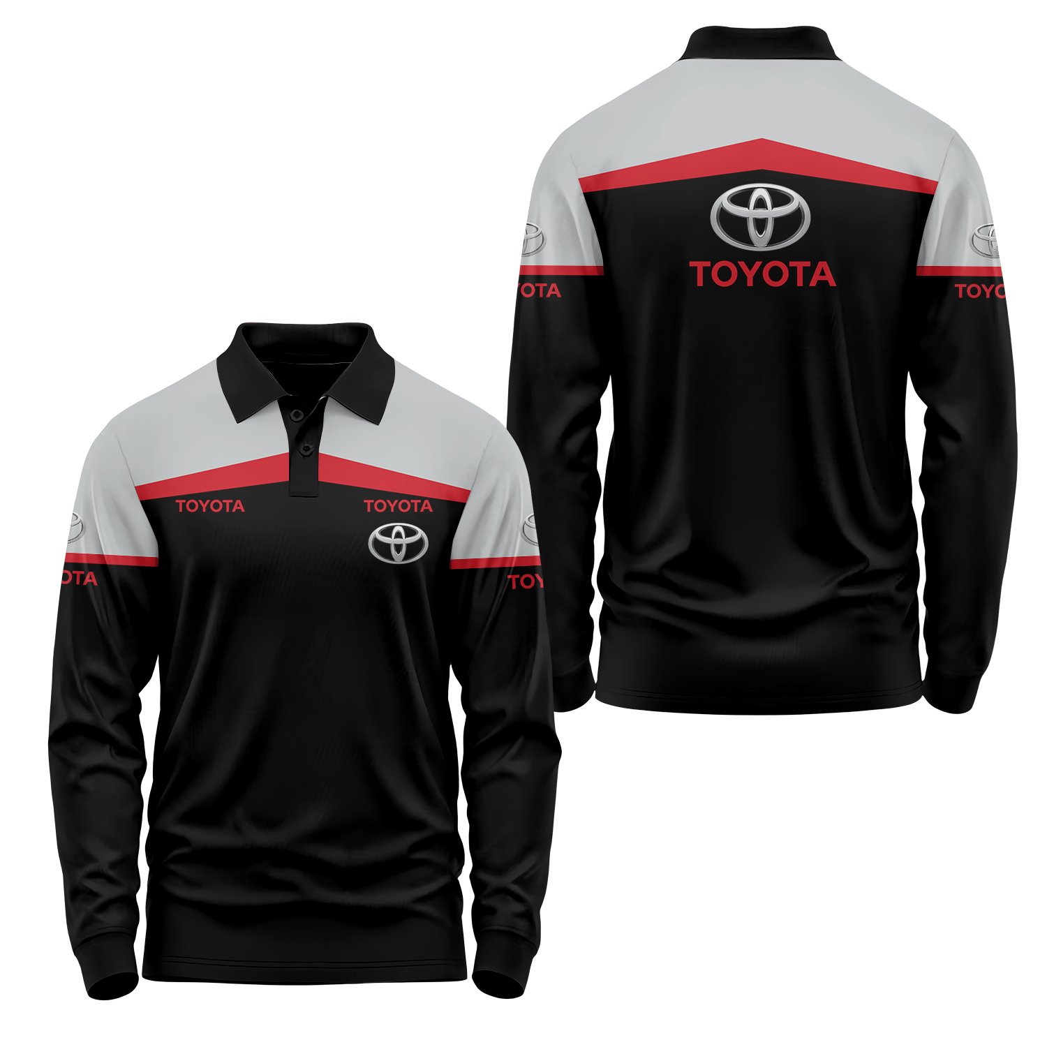 Toyota Long Sleeve Polo USPL860