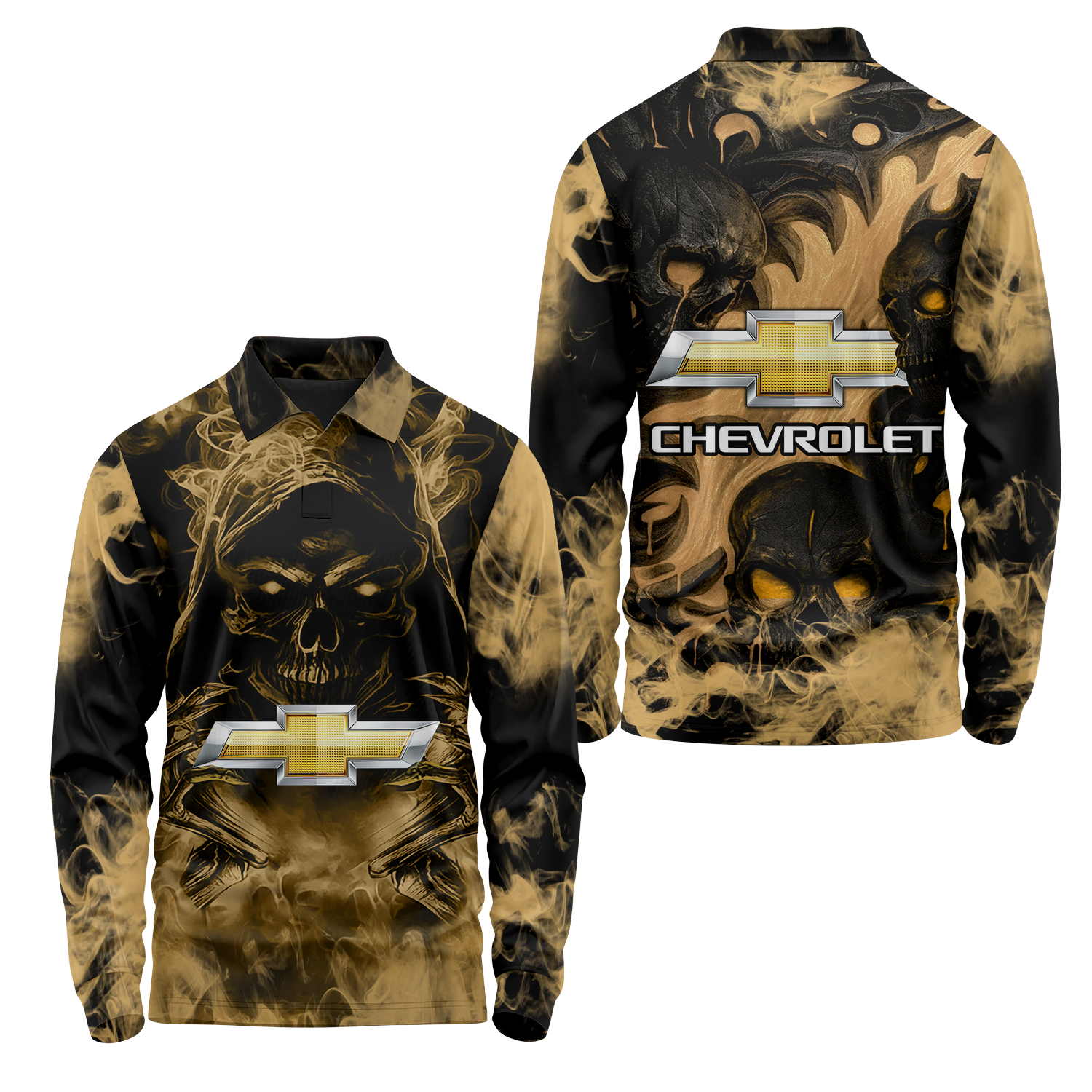 Chevrolet Long Sleeve Polo USPL1003
