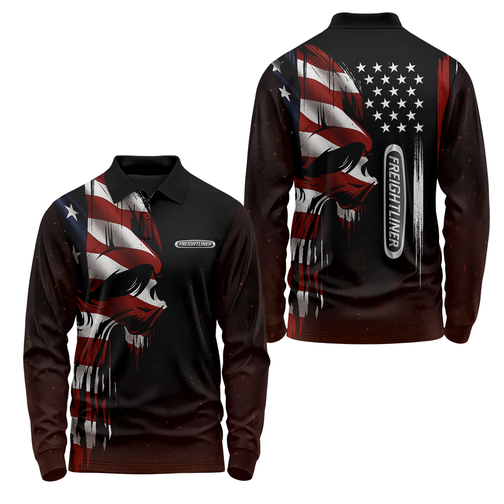 Freightliner Long Sleeve Polo USPL1696