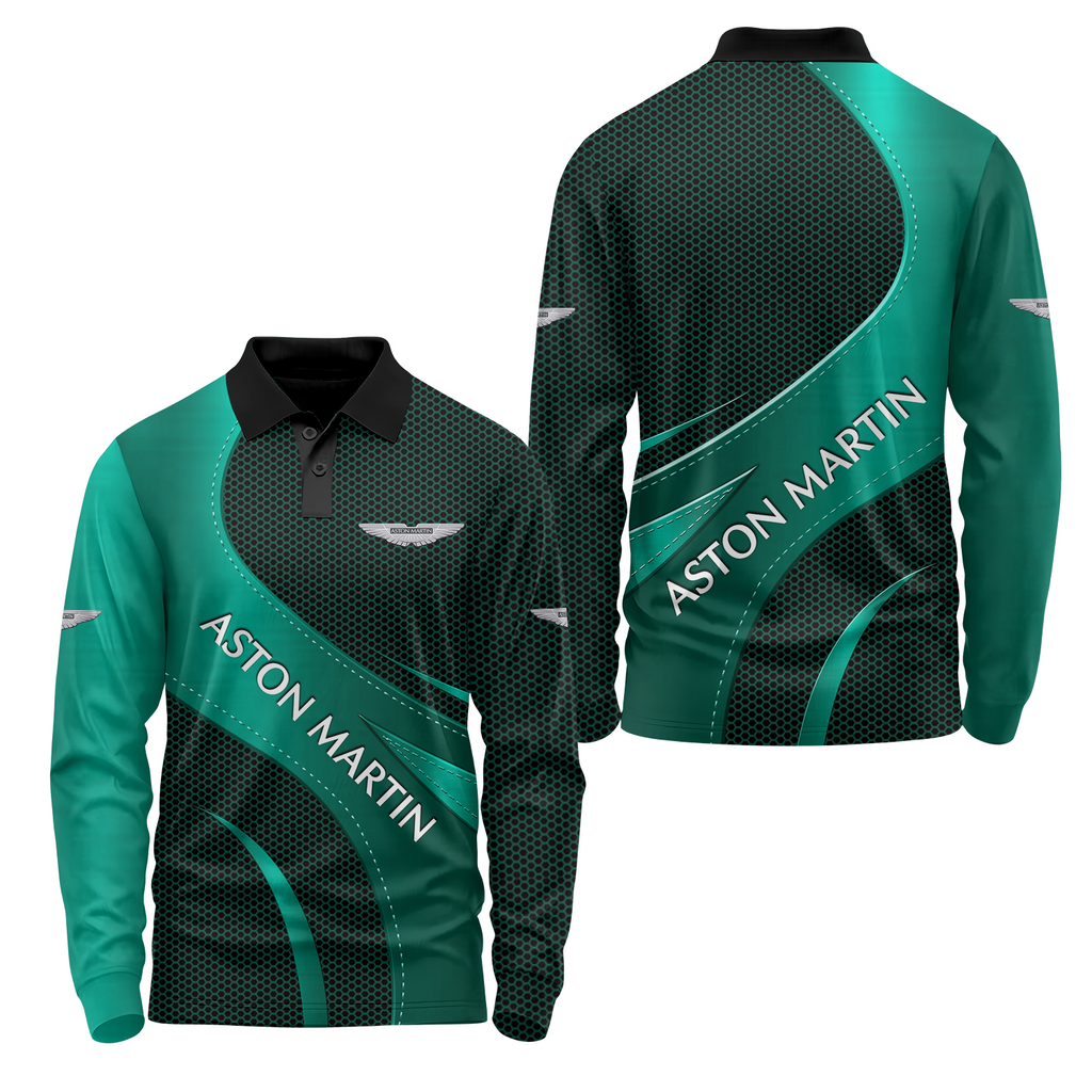 Aston Martin Long Sleeve Polo USPL312