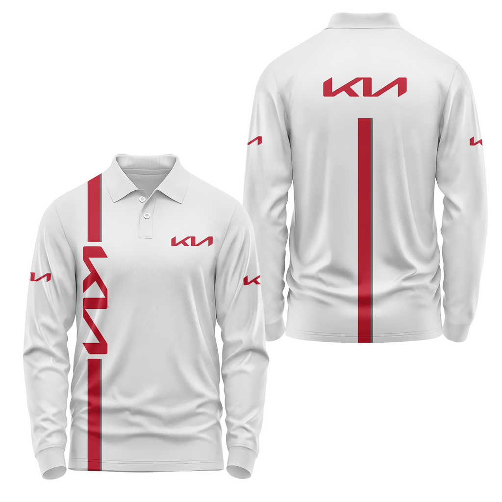 Kia Long Sleeve Polo USPL1274