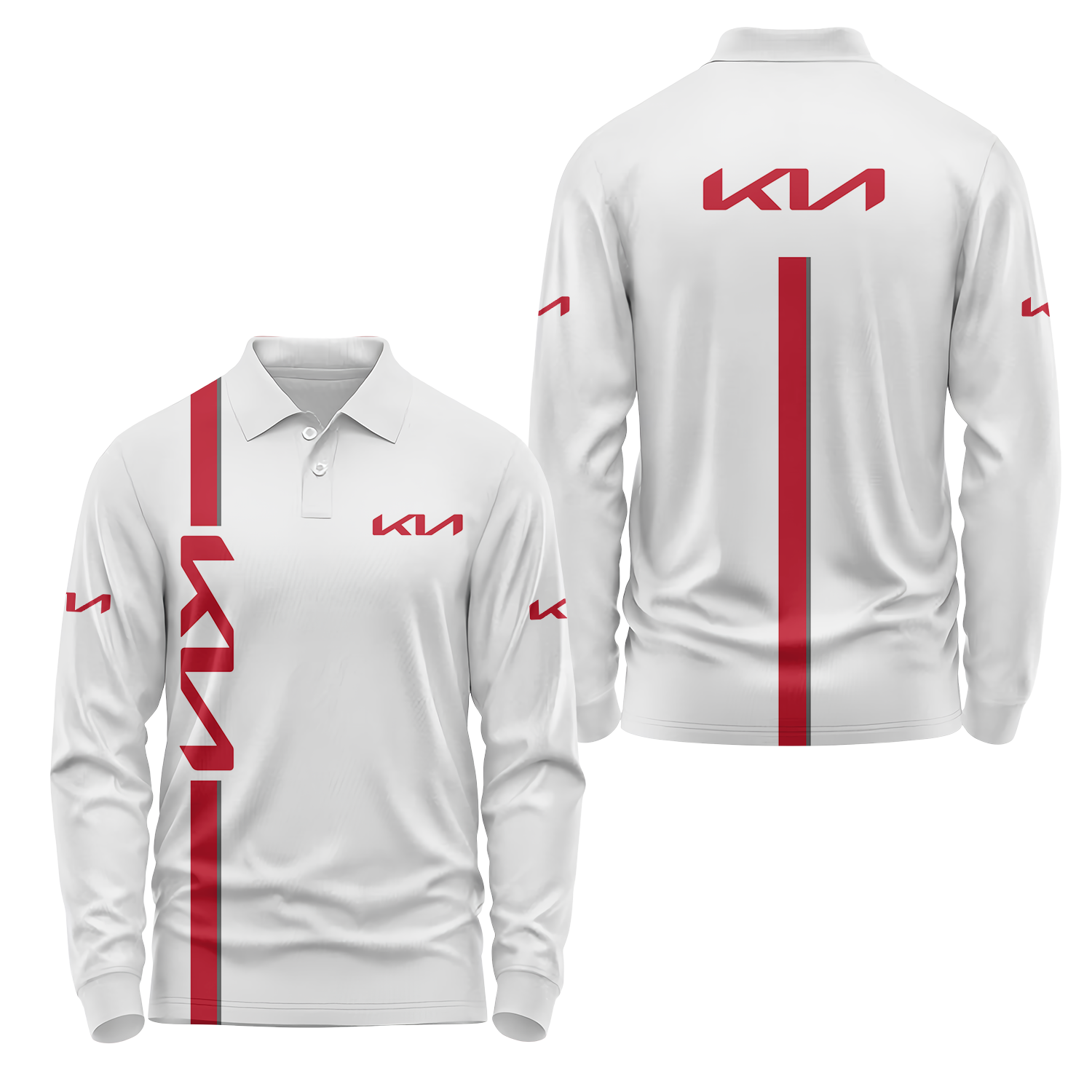 Kia Long Sleeve Polo USPL1274