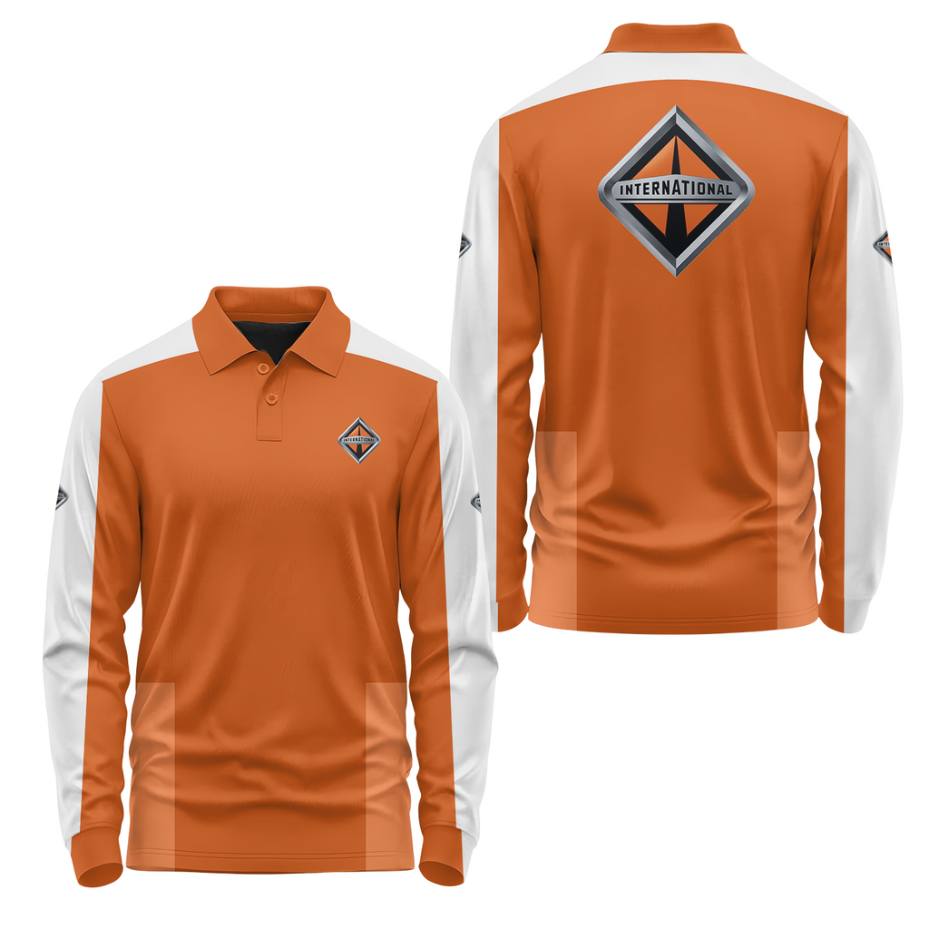 International Trucks Long Sleeve Polo USPL1855