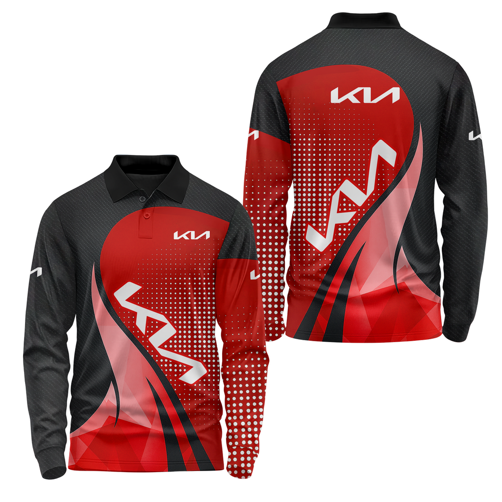 Kia Long Sleeve Polo USPL1248