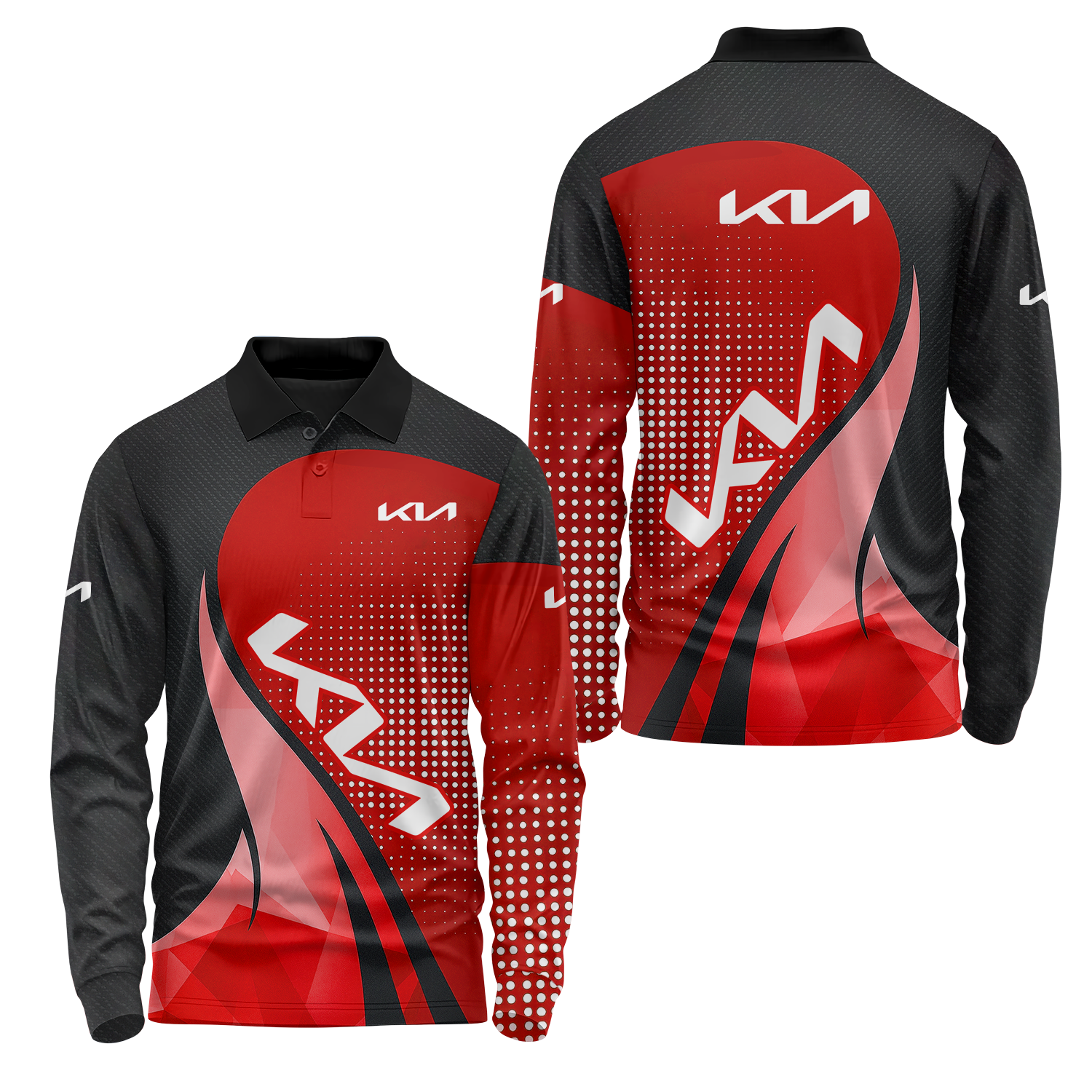 Kia Long Sleeve Polo USPL1248