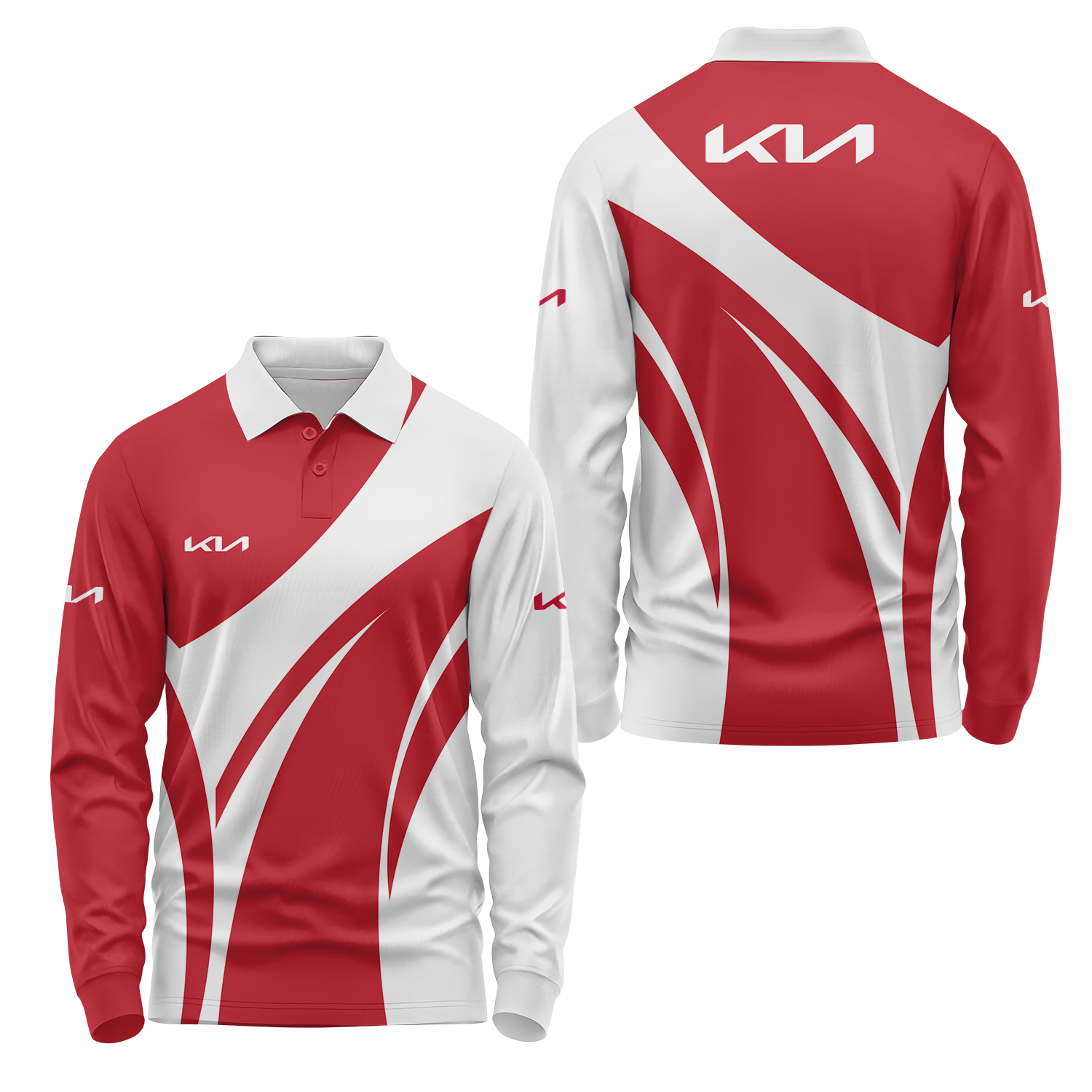Kia Long Sleeve Polo USPL1238