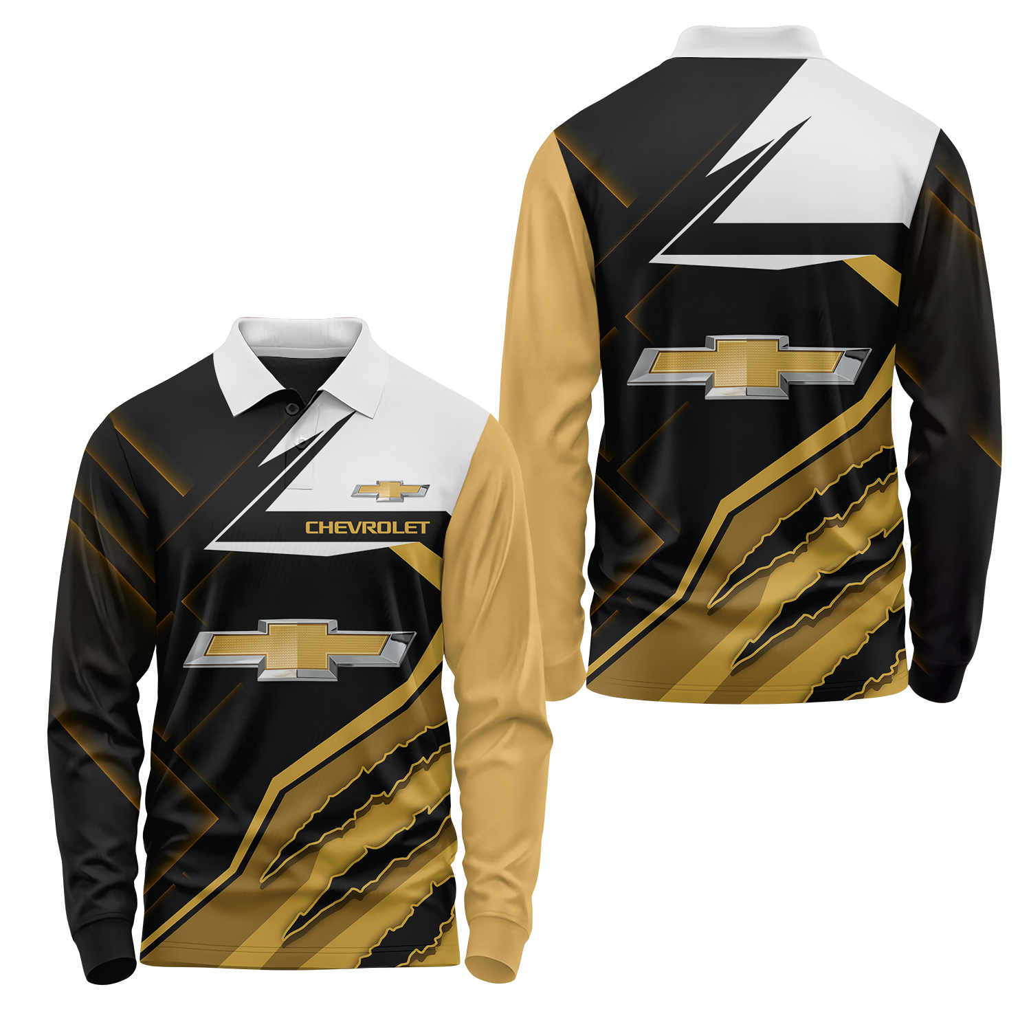 Chevrolet Long Sleeve Polo USPL996