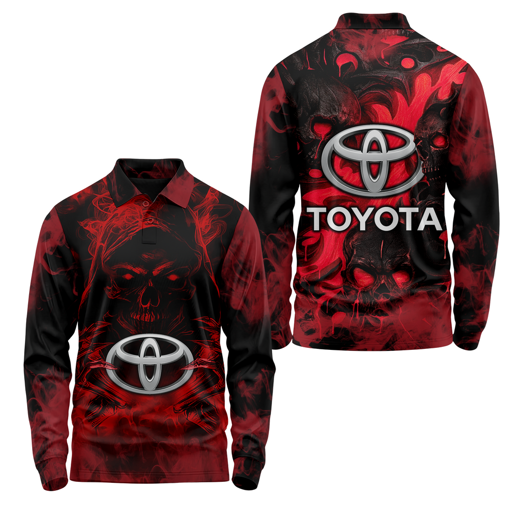 Toyota Long Sleeve Polo USPL862