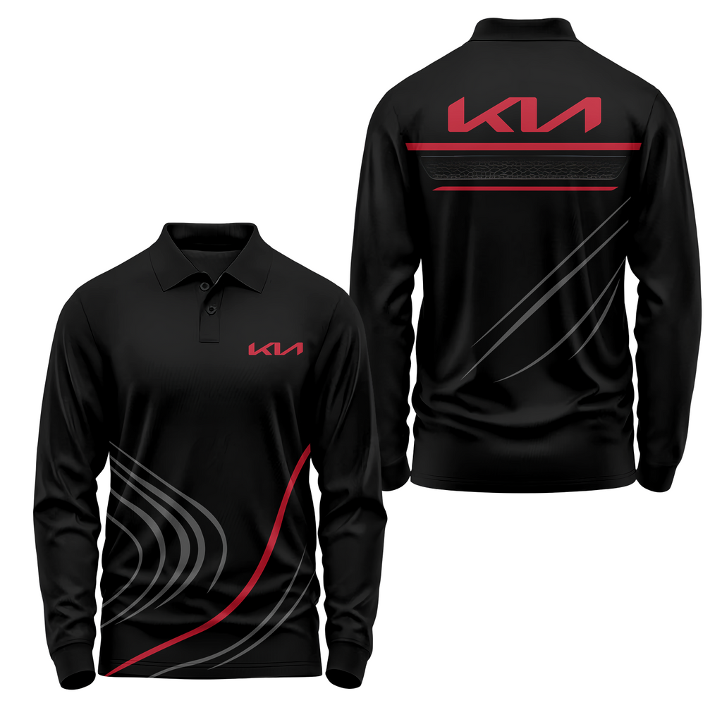 Kia Long Sleeve Polo USPL1275