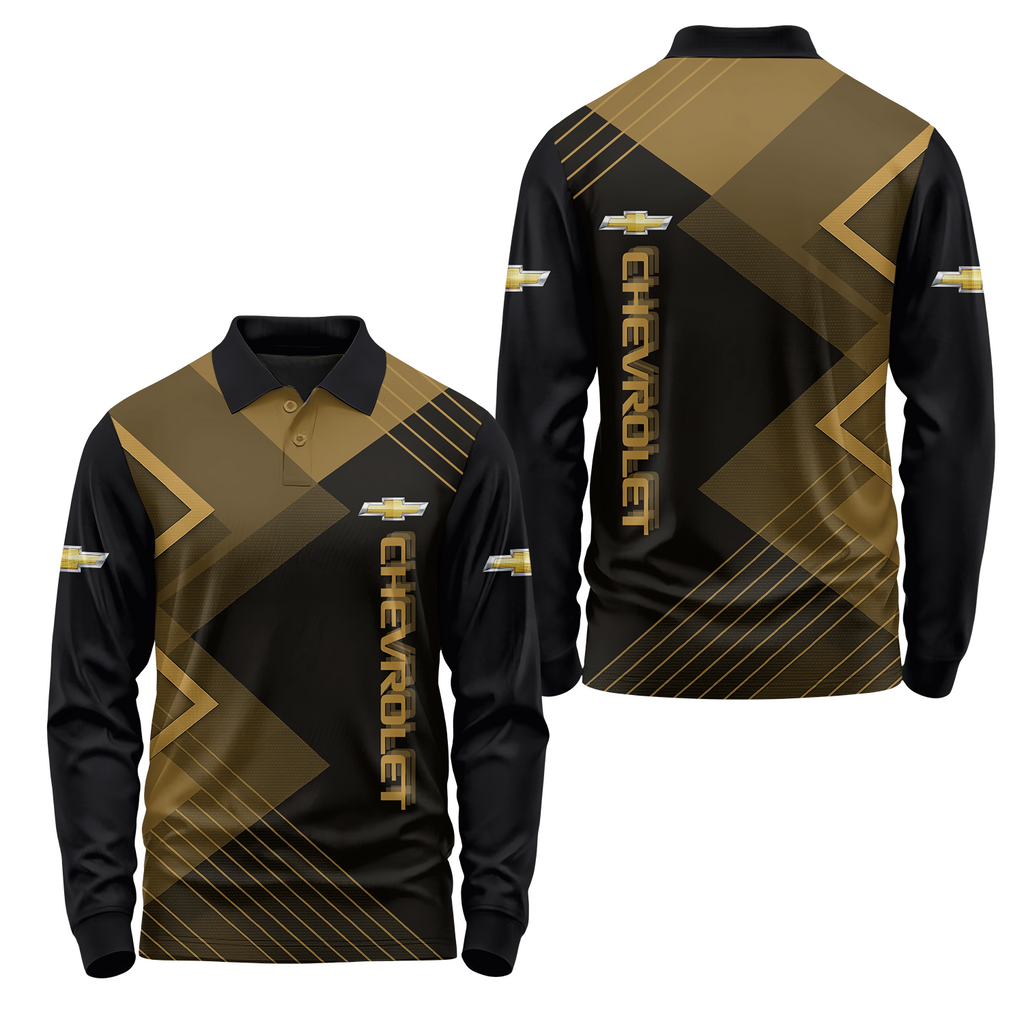 Chevrolet Long Sleeve Polo USPL999