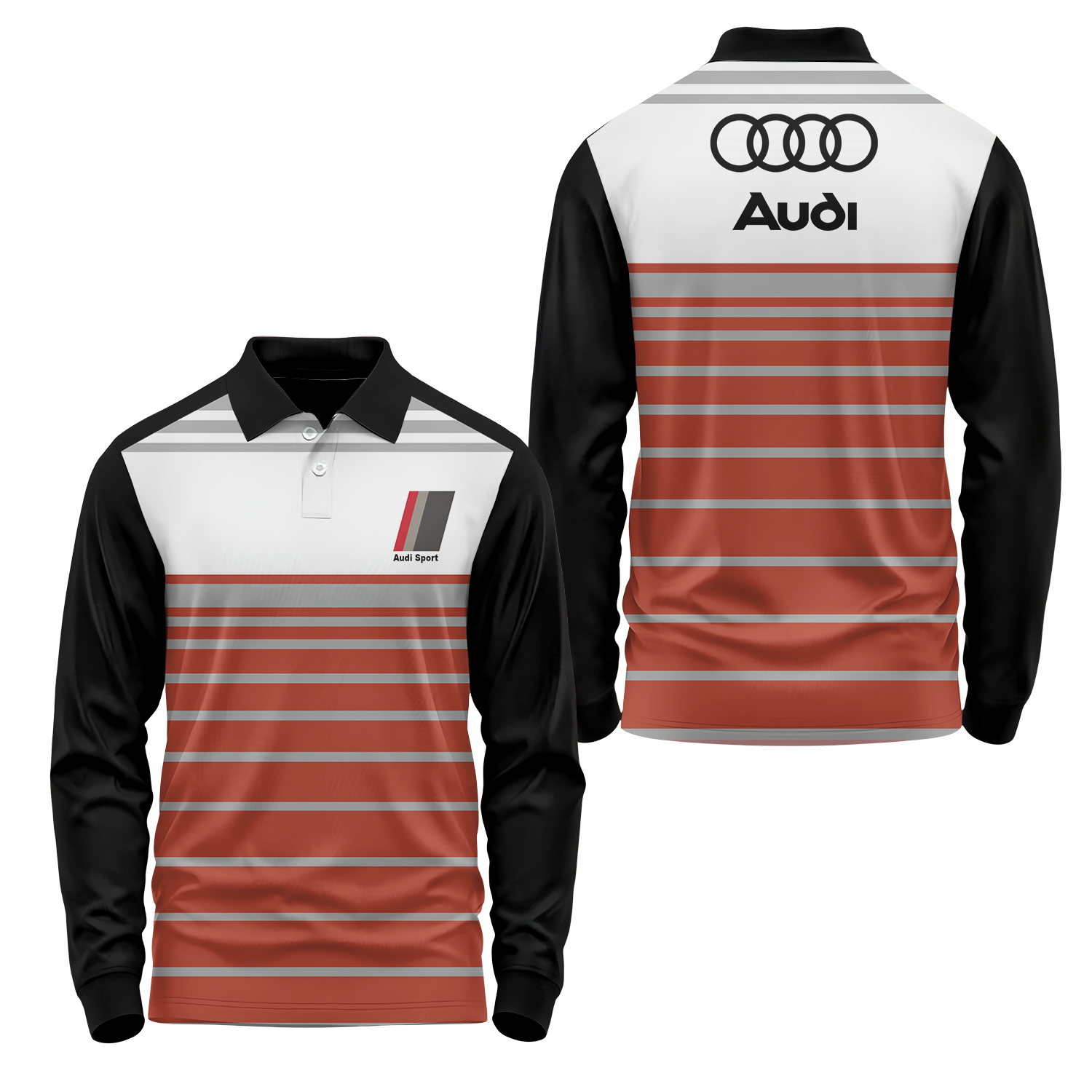 Audi Long Sleeve Polo USPL762