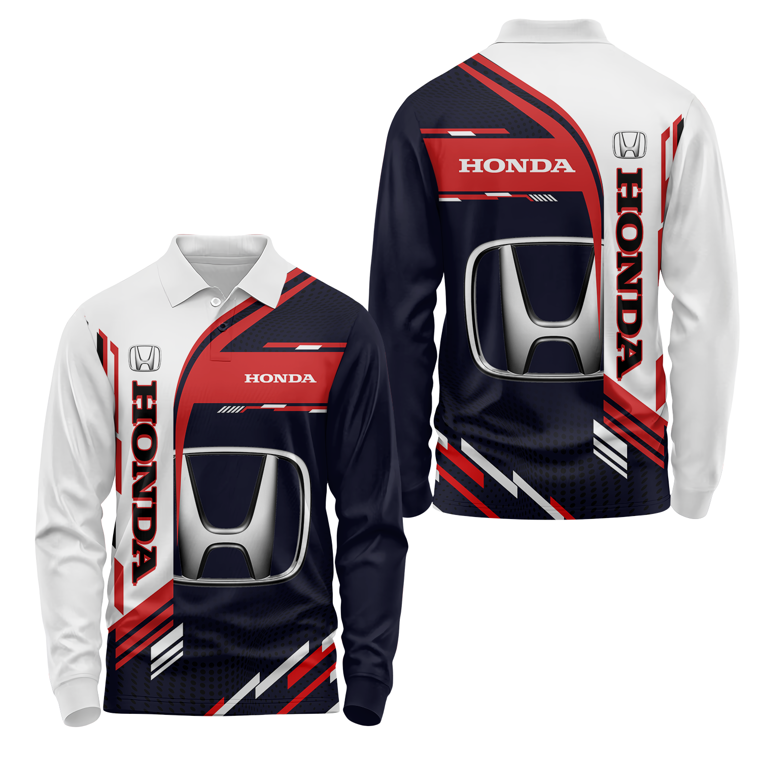 Honda Long Sleeve Polo USPL1065