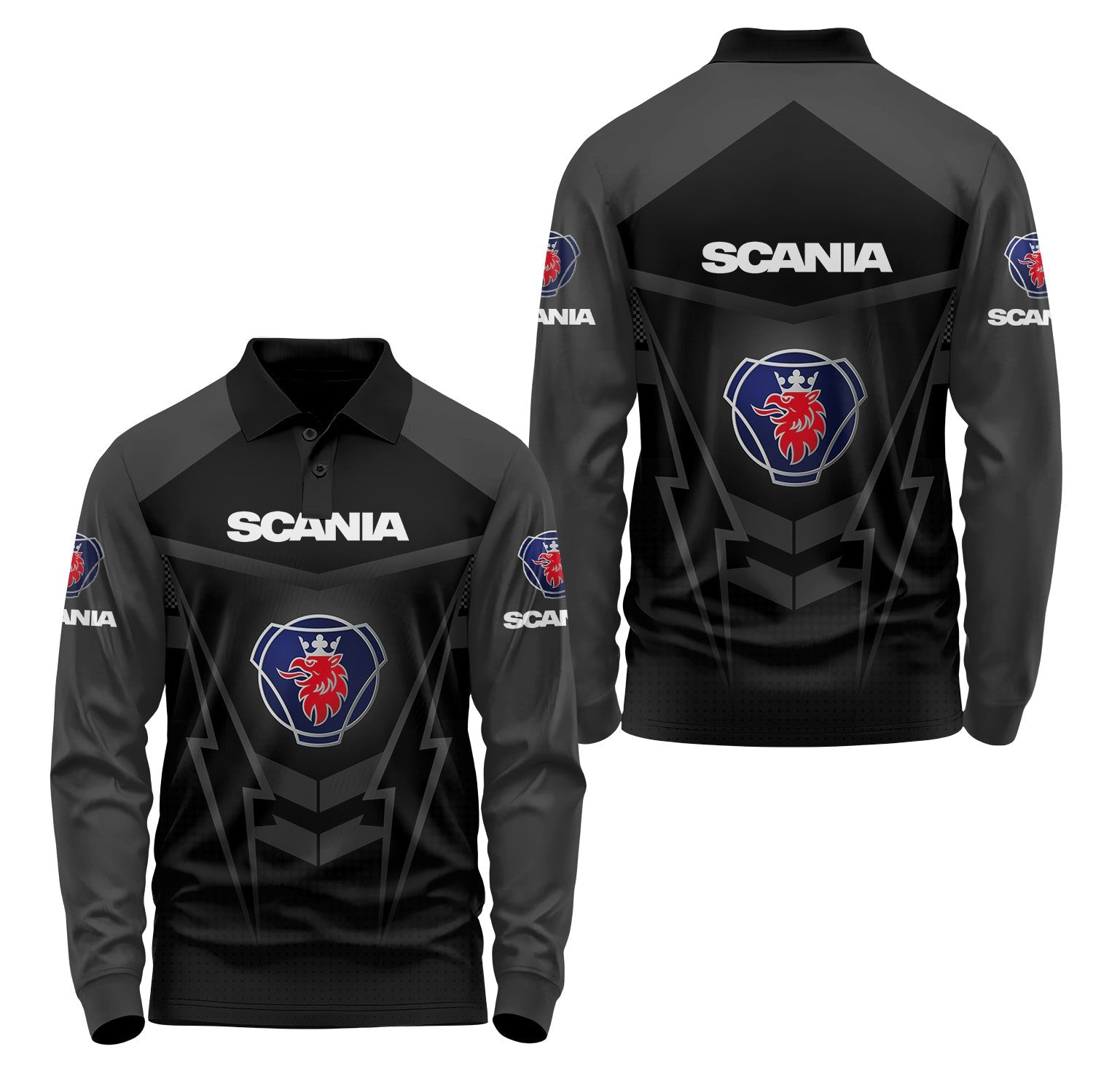 Scania Long Sleeve Polo USPL1618