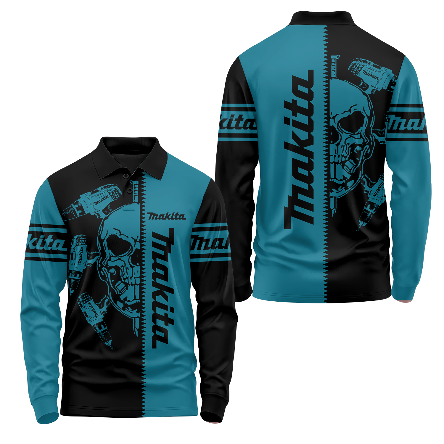 Makita Long Sleeve Polo USPL1392