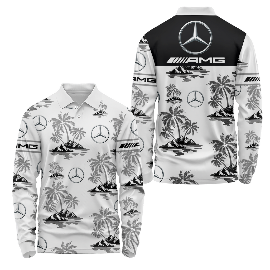 Mercedes Long Sleeve Polo USPL119