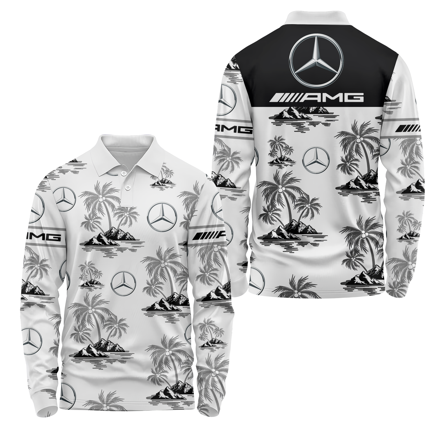 Mercedes Long Sleeve Polo USPL119