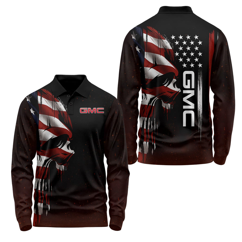 GMC Long Sleeve Polo USPL1484