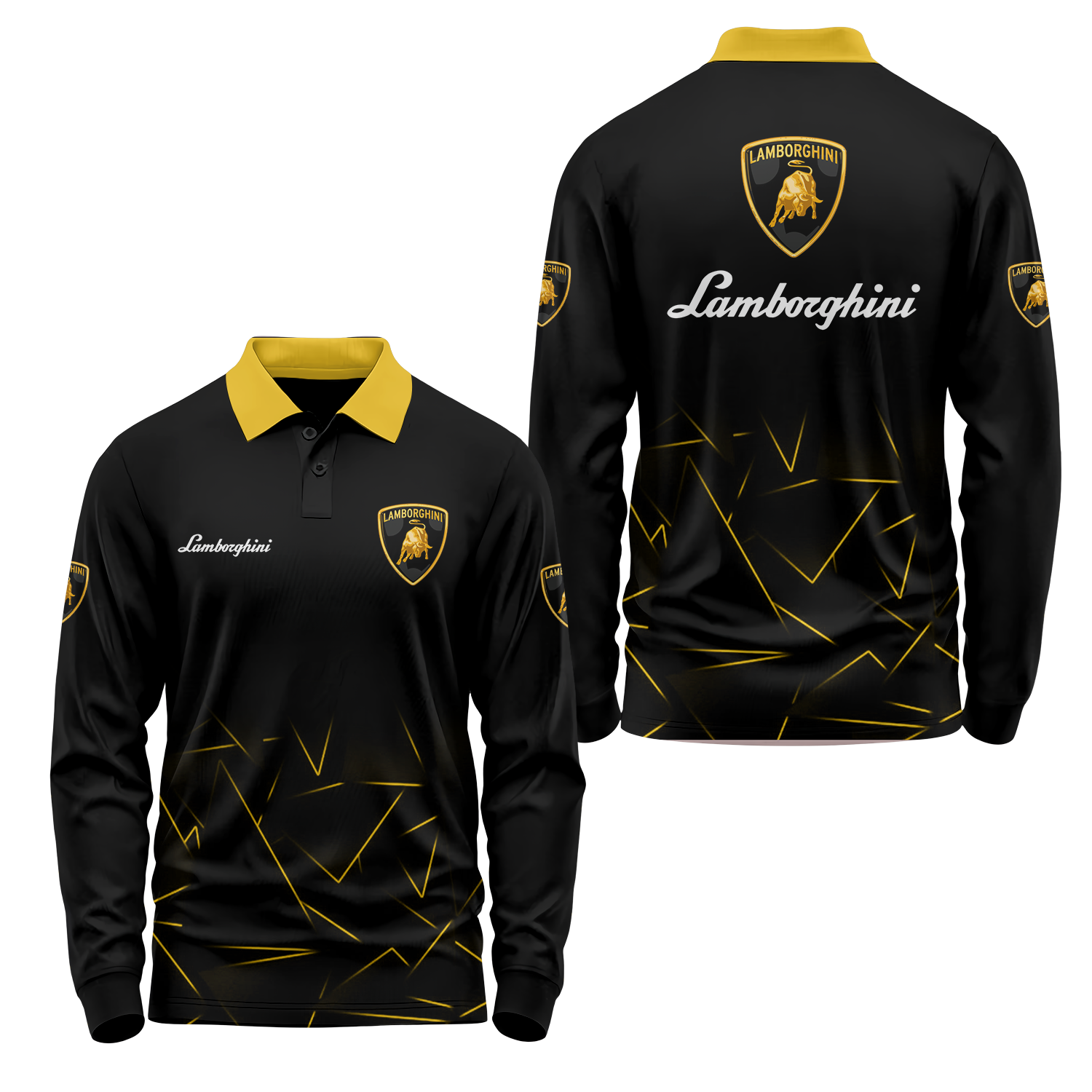 Lamborghini Long Sleeve Polo USPL726