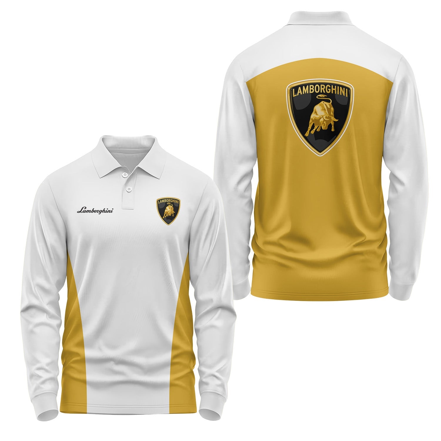 Lamborghini Long Sleeve Polo USPL727