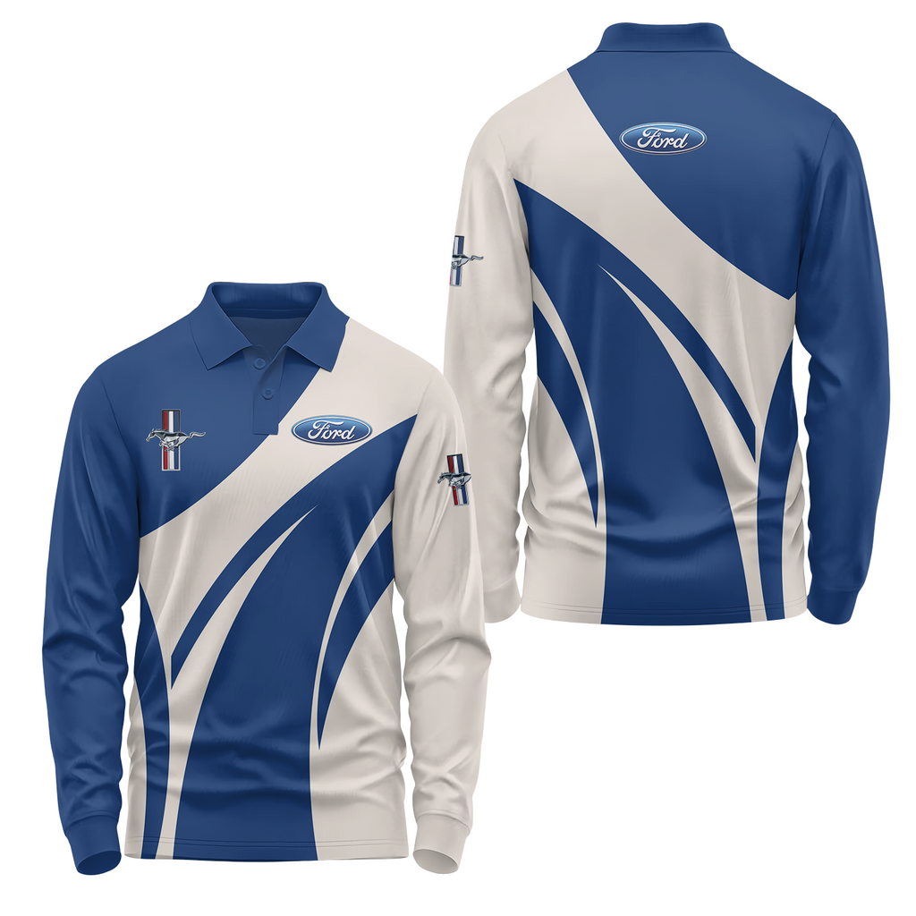 Ford Long Sleeve Polo USPL182