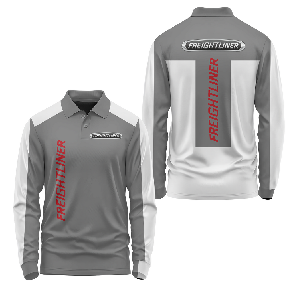 Freightliner Long Sleeve Polo USPL1680