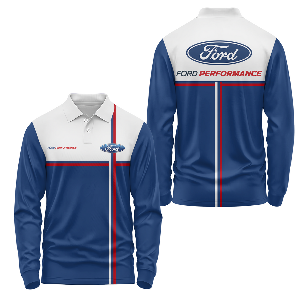 Ford Long Sleeve Polo USPL184