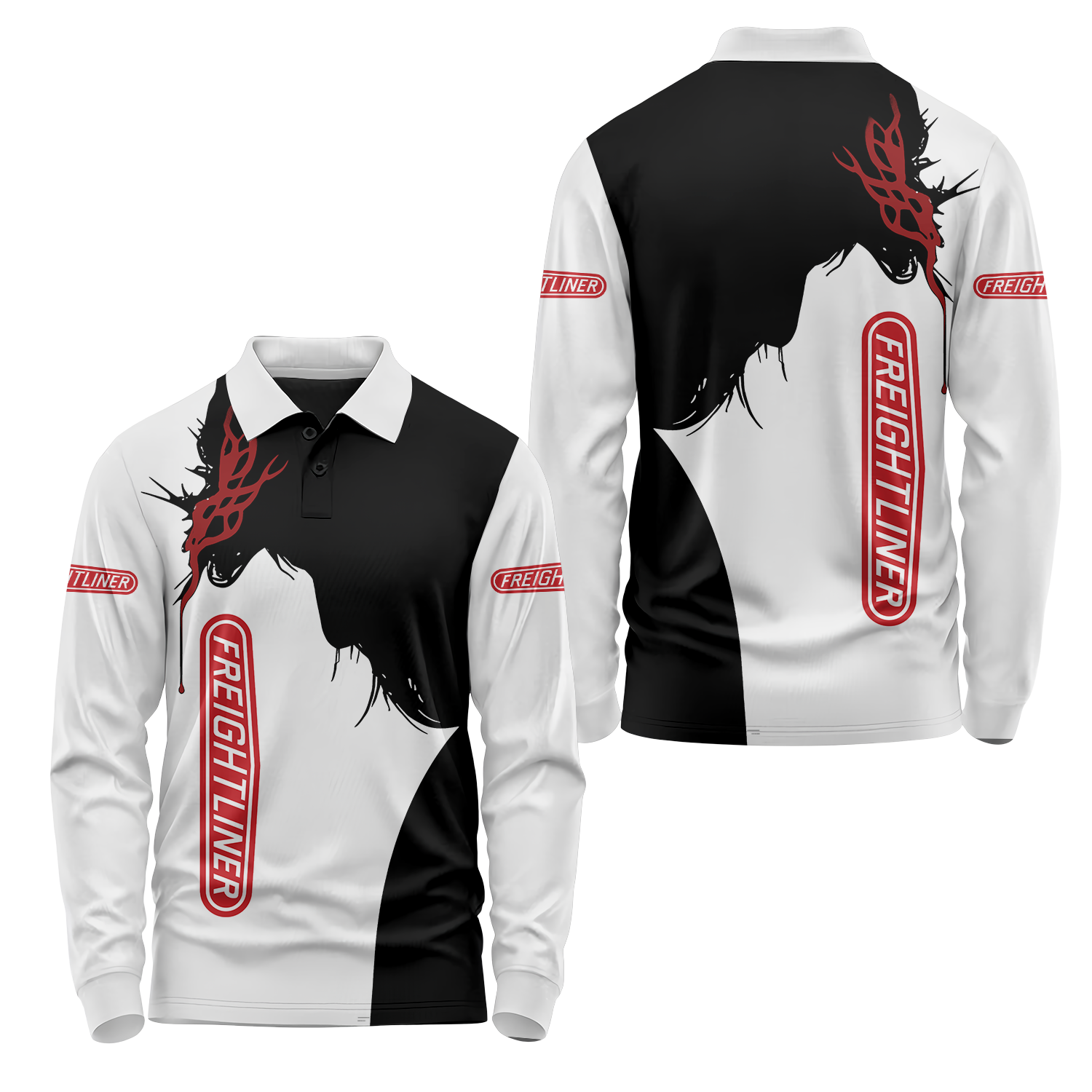 Freightliner Long Sleeve Polo USPL1682
