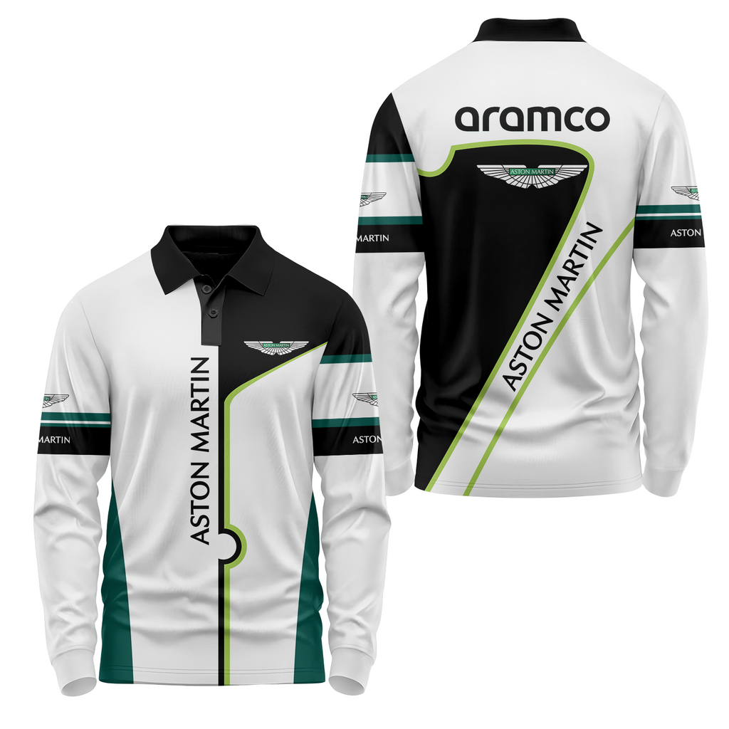 Aston Martin Long Sleeve Polo USPL316