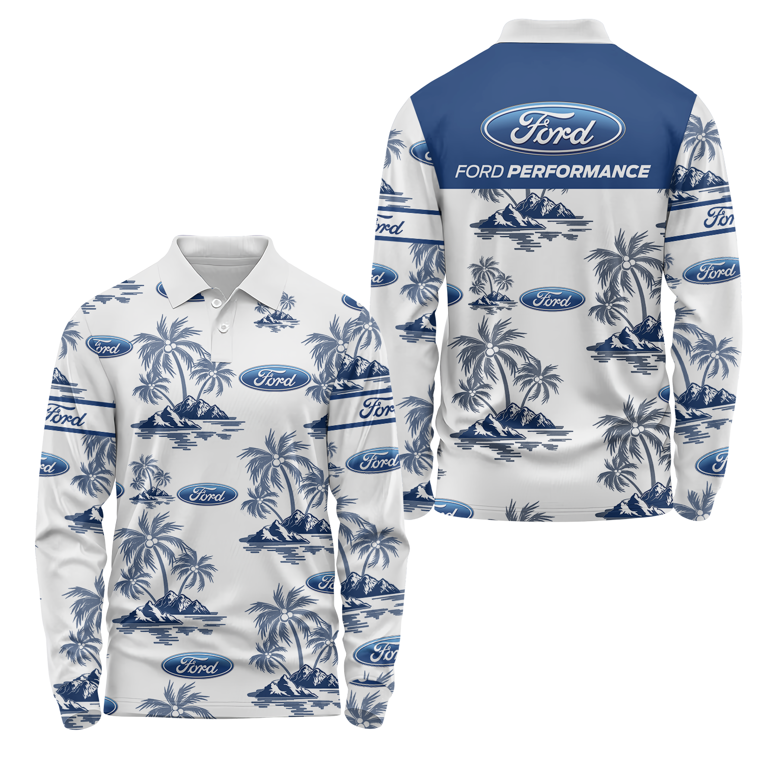 Ford Long Sleeve Polo USPL183