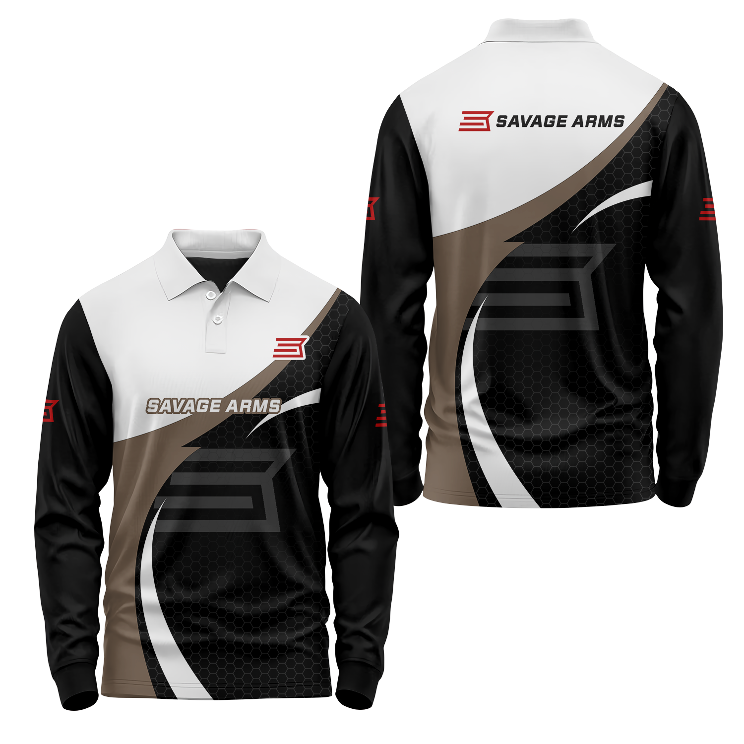 Savage Arms Long Sleeve Polo USPL2202