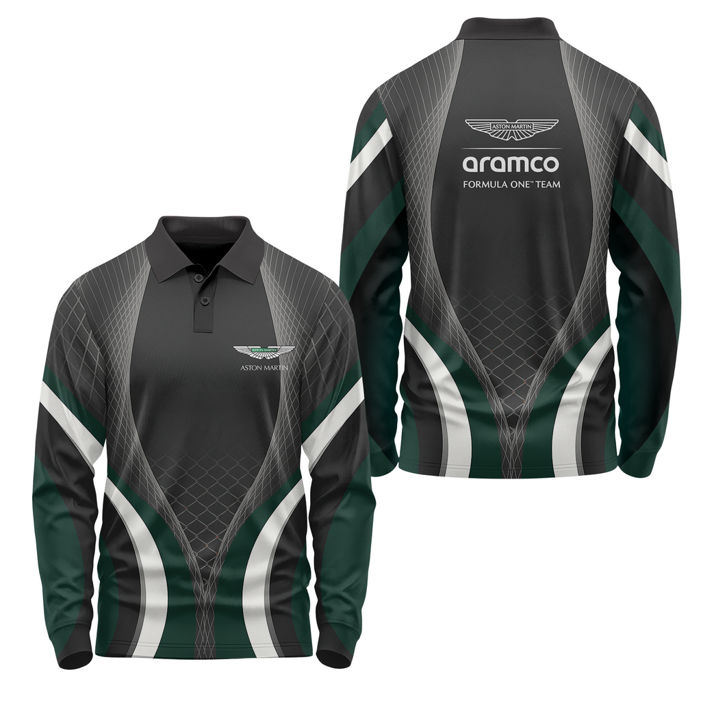 Aston Martin Long Sleeve Polo USPL320